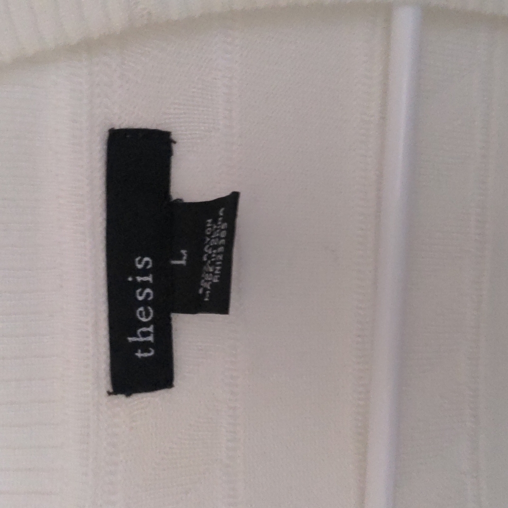White Thesis Cardigan View 2